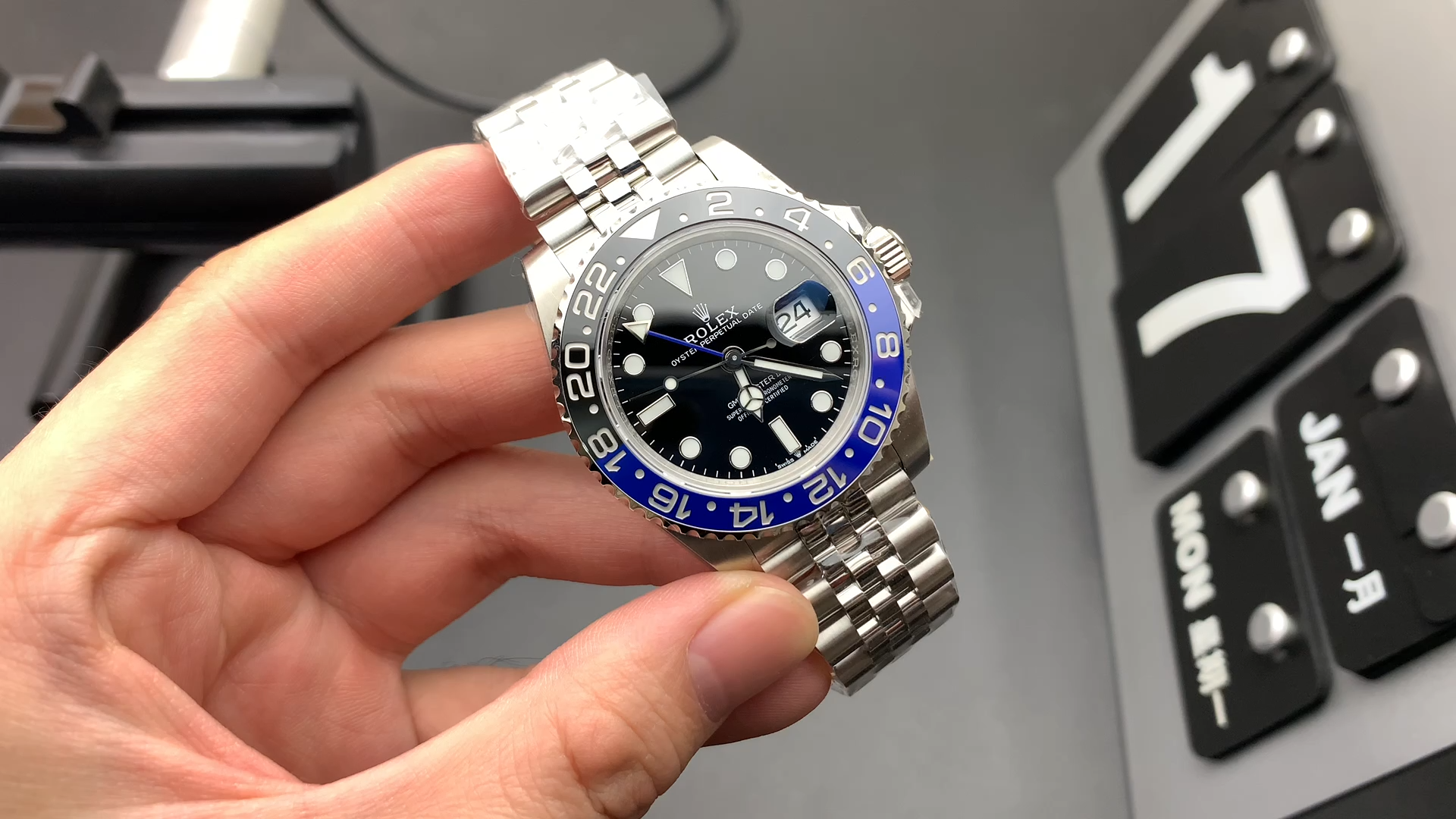 Rolex GMT-Master II 126710BLNR Black Dial Batman Bezel 40MM Mens Replica Watch - Video