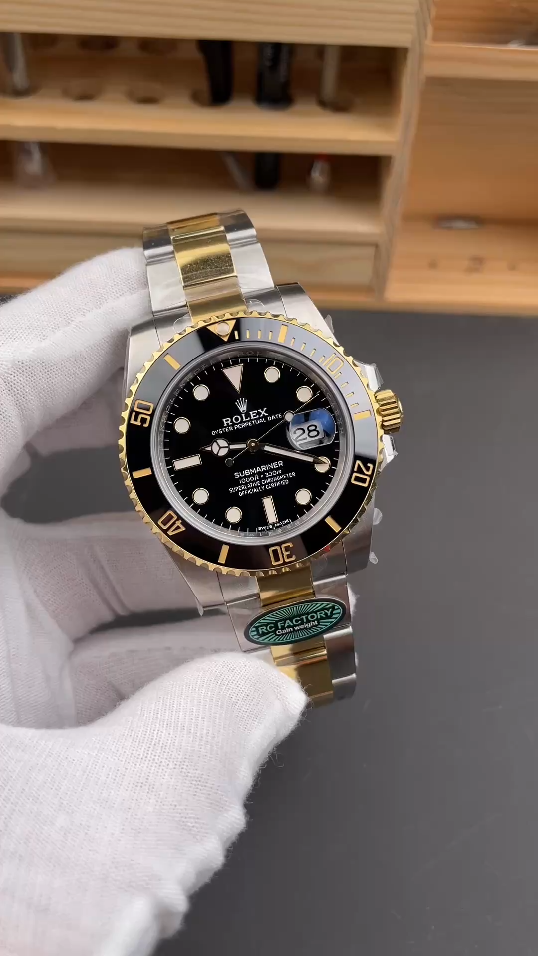 Rolex Submariner 126613LN 0002 Black Dial Black Bezel 41mm Mens Replica Watch - Video