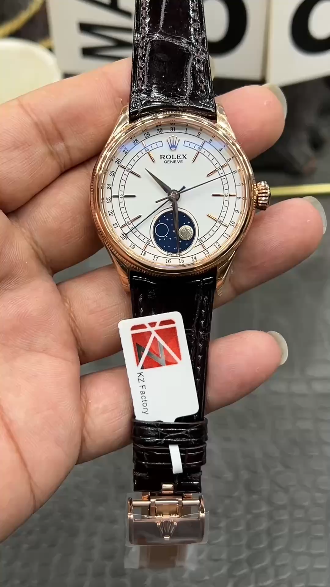 1:1 Clone Rolex Cellini 50535 0002 Video