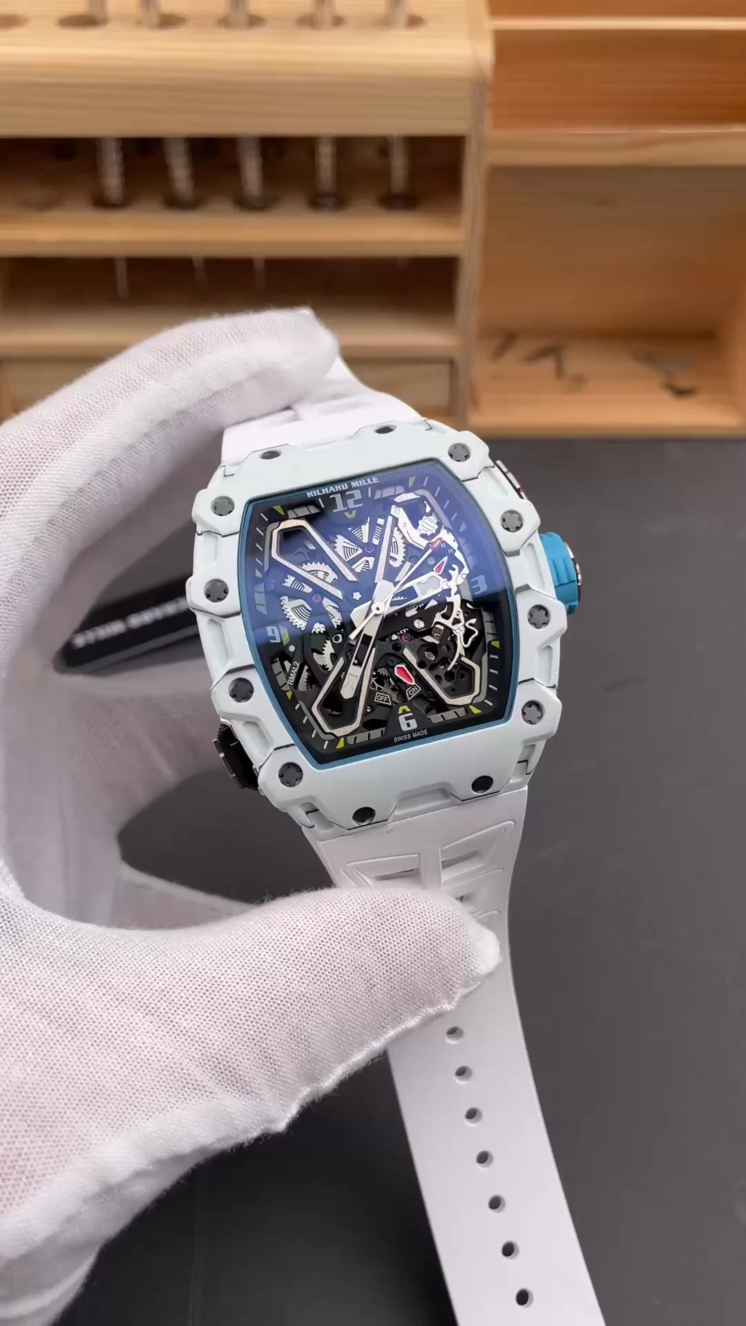 Richard Mille RM White Strap 35-03 Video