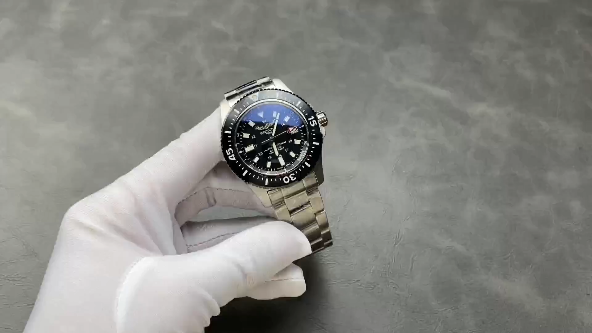 Breitling Superocean 44 Special Men's Watch Y1739310/BF45-162A Replica Black Dial - Video