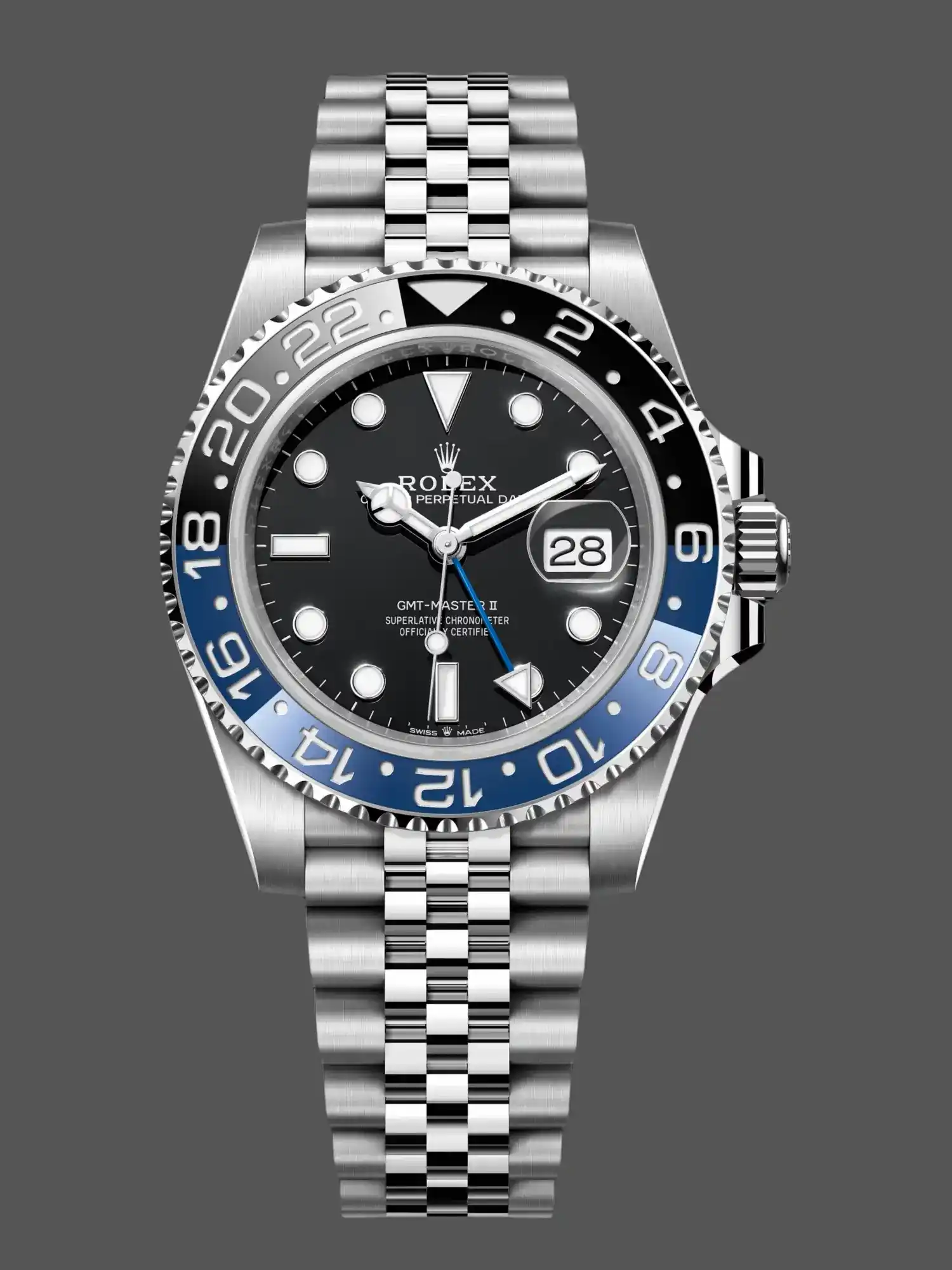 Rolex GMT-Master II 126710BLNR Black Dial Batman Bezel 40MM Mens Replica Watch
