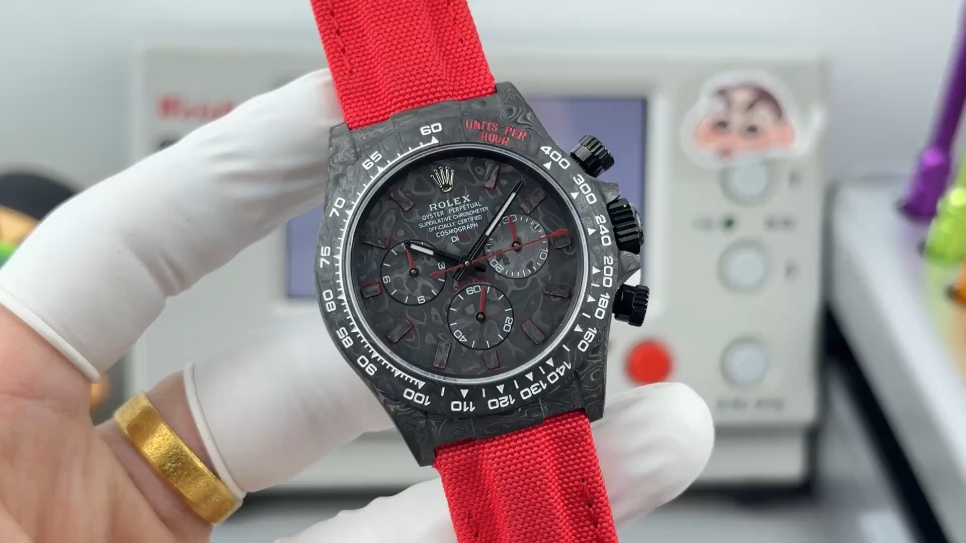 Rolex Daytona DIW NTPT Carbon Red Edition Video