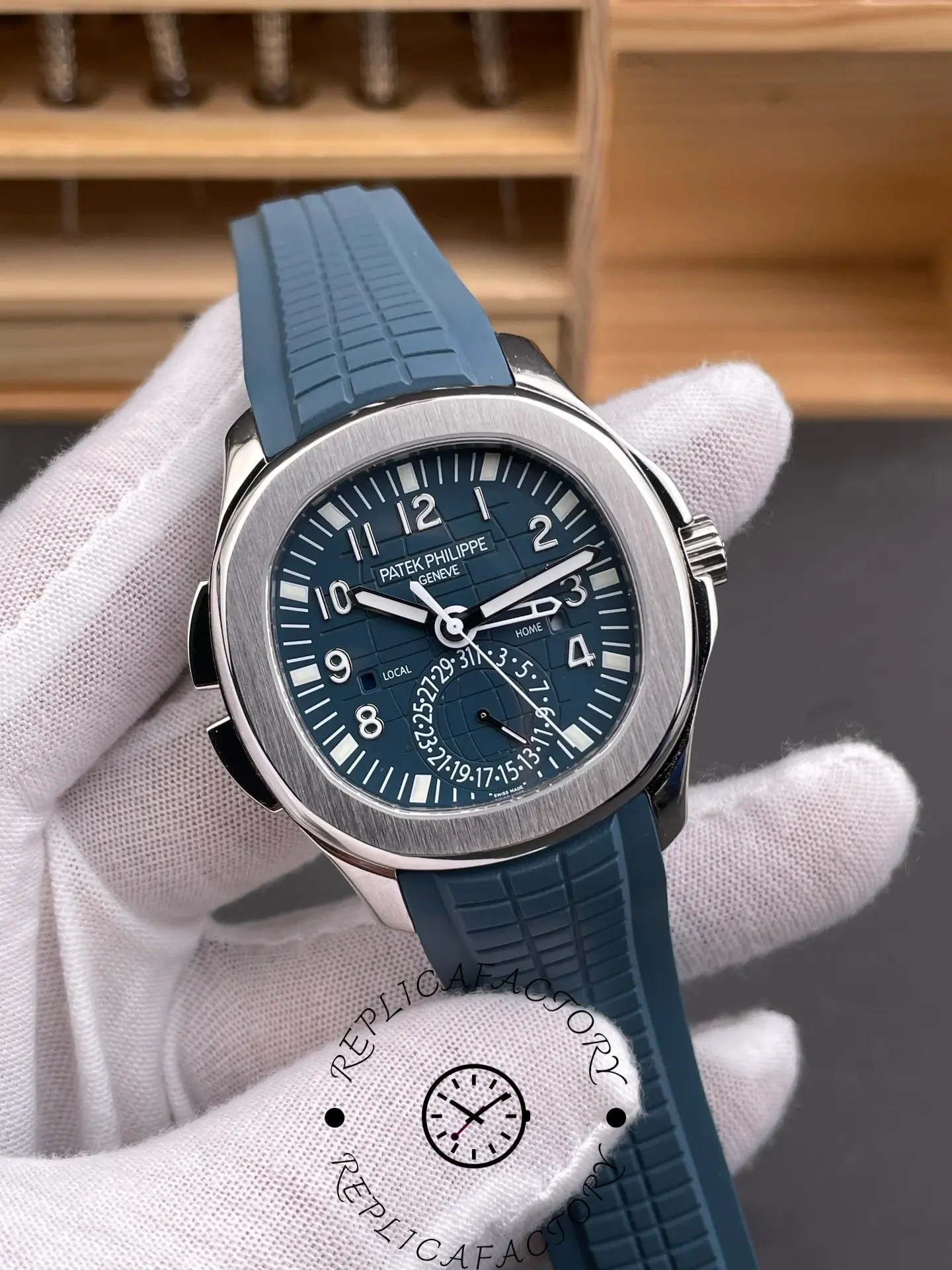 1:1 Clone Patek Philippe Aquanaut 5164G 001 White Gold