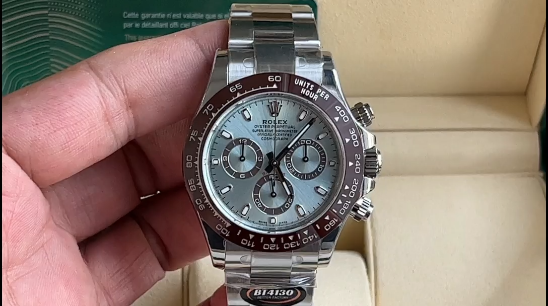 Rolex Cosmograph Daytona 116506 0001 50th Anniversary Ice Blue Dial 40mm Mens Replica Watch