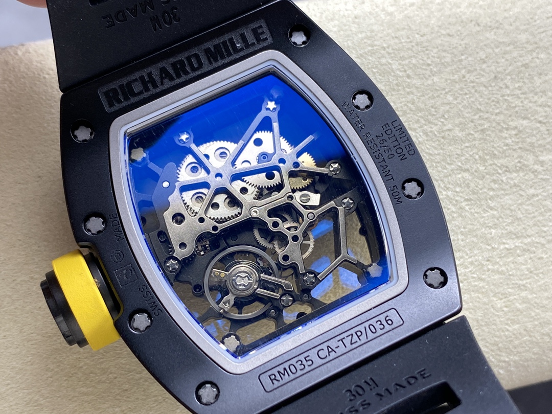 Richard Mille RM 035 Rafa Americas Edition Black Ceramic Watch - Image 9