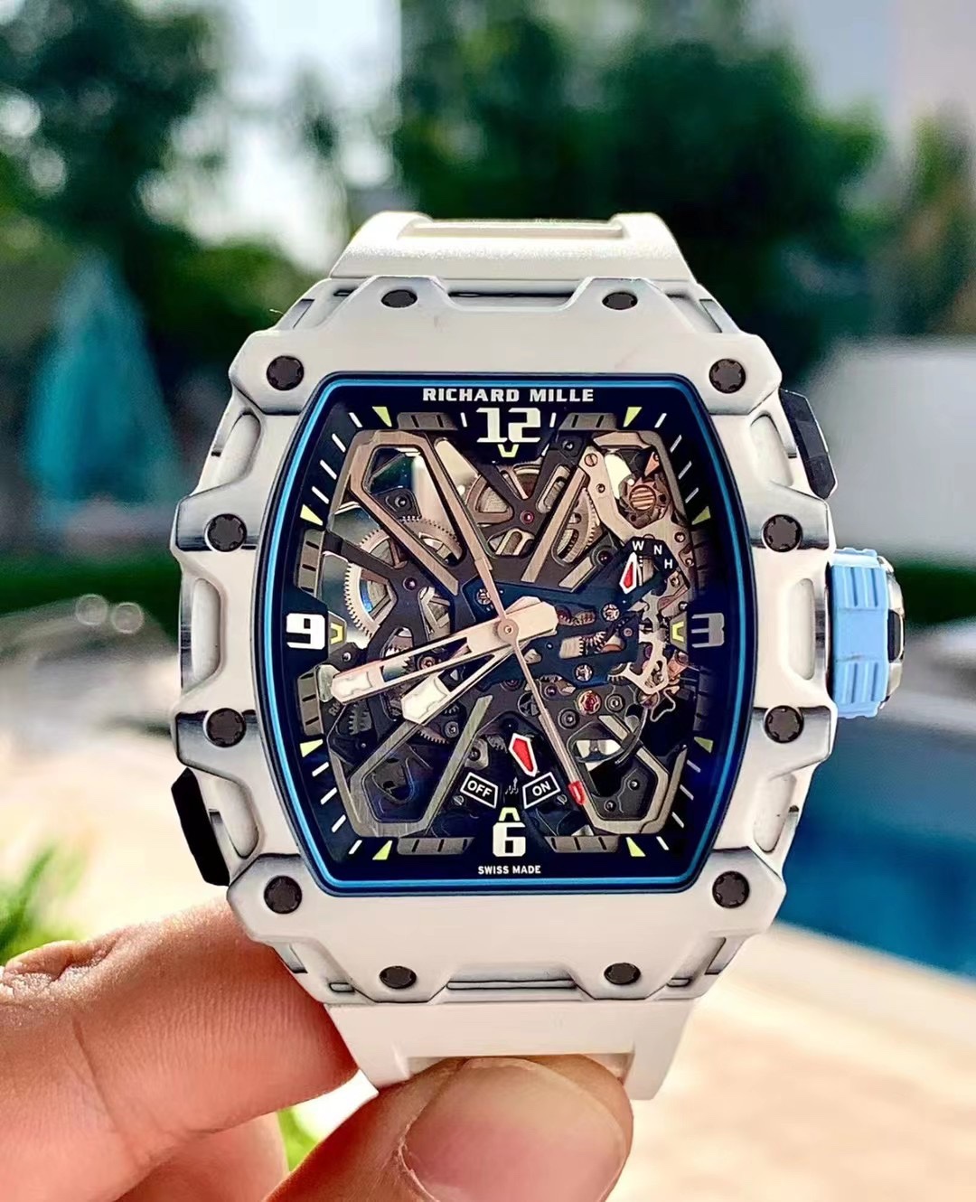 Richard Mille RM 35-03 Rafa Nadal White Carbon Quartz TPT - Image 3