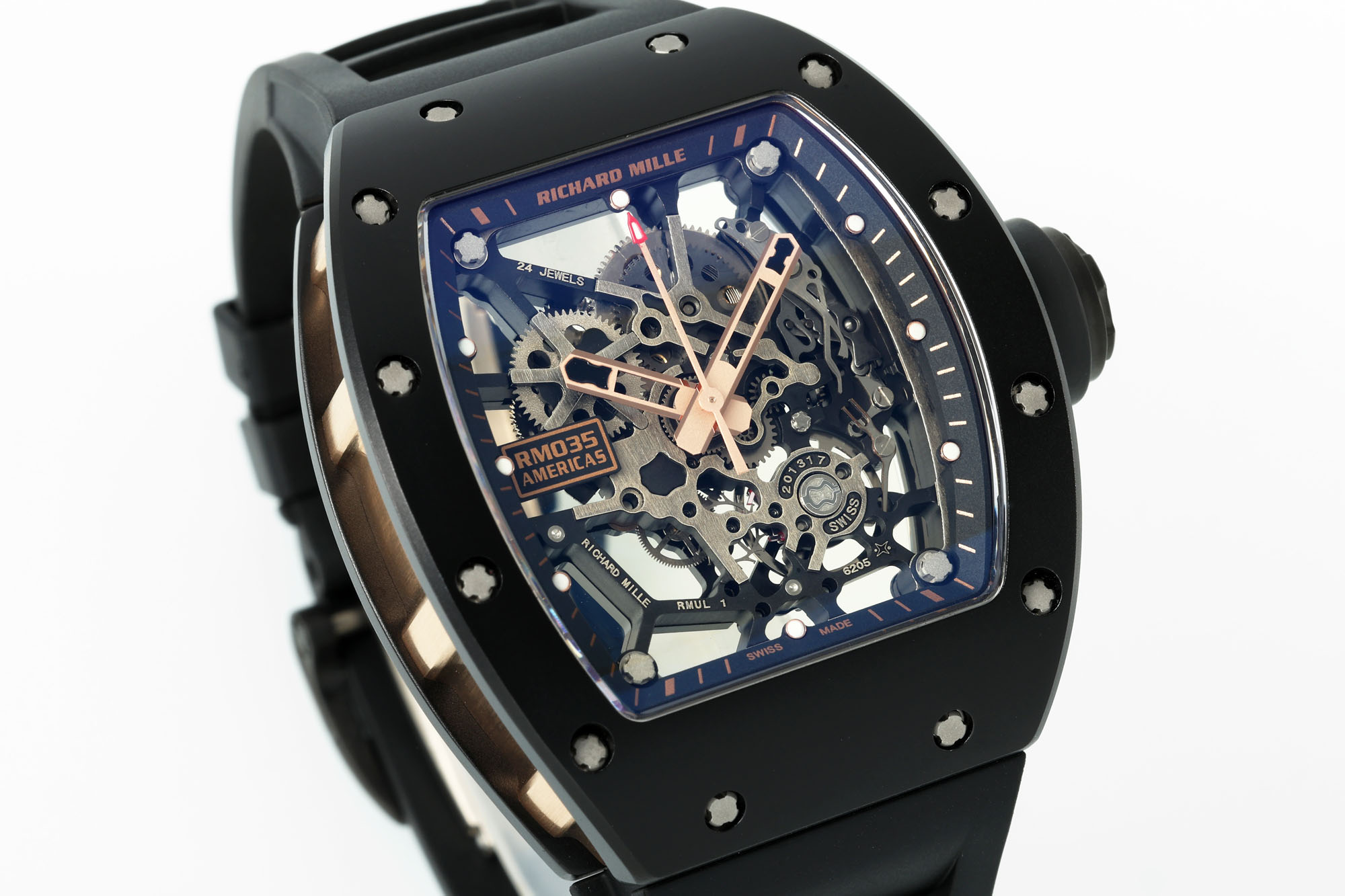 Richard Mille RM 035 Black Toro Nadal Replica Watch - Image 3
