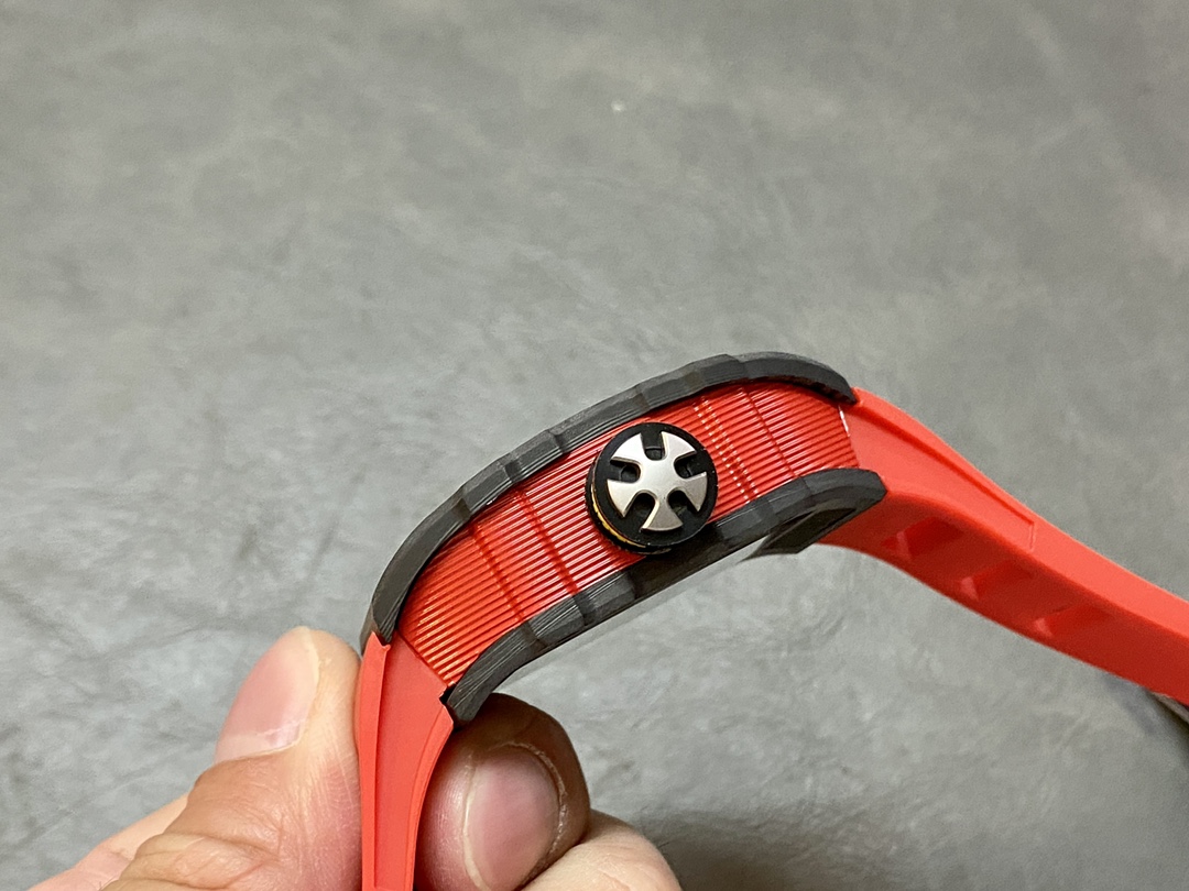 Richard Mille RM 67-02 Extra Flat Italy Carbon TPT Red Yellow - Image 7