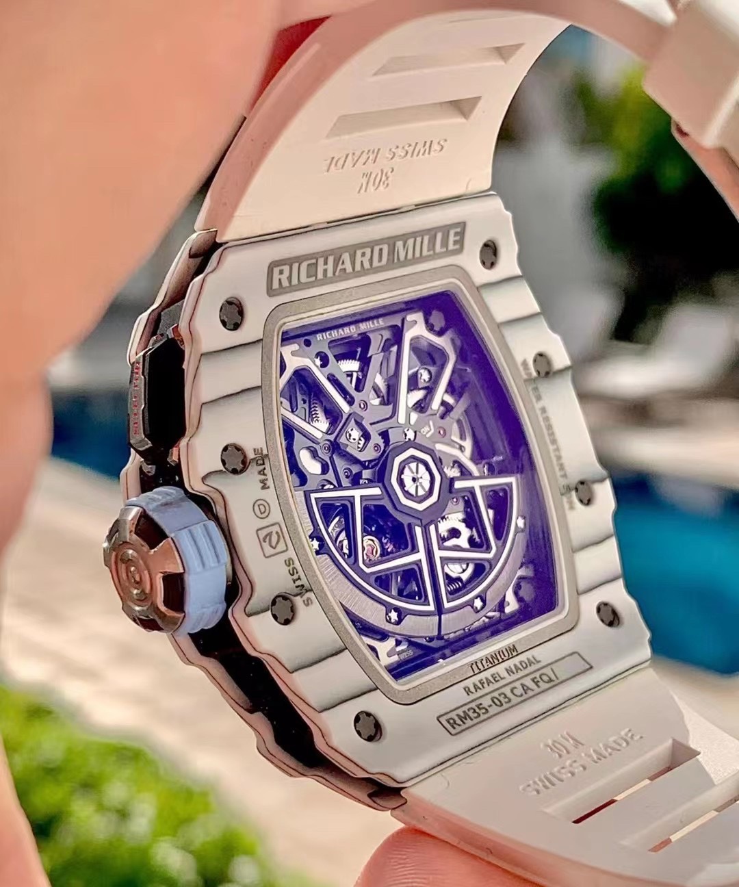 Richard Mille RM 35-03 Rafa Nadal White Carbon Quartz TPT - Image 8