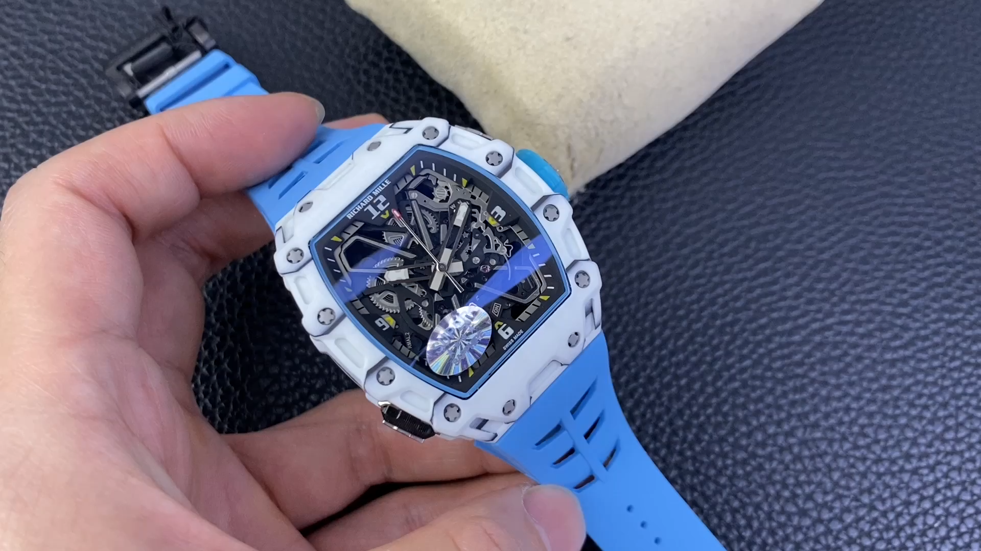Richard Mille RM 35-03 Rafa Nadal White Carbon Quartz TPT - Image 9