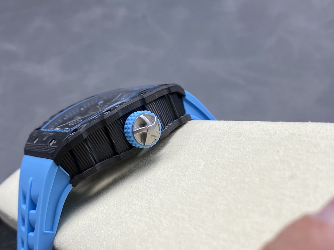 Richard Mille RM 53-01 Tourbillon Pablo Mac Donough Blue Rubber Strap - Image 6