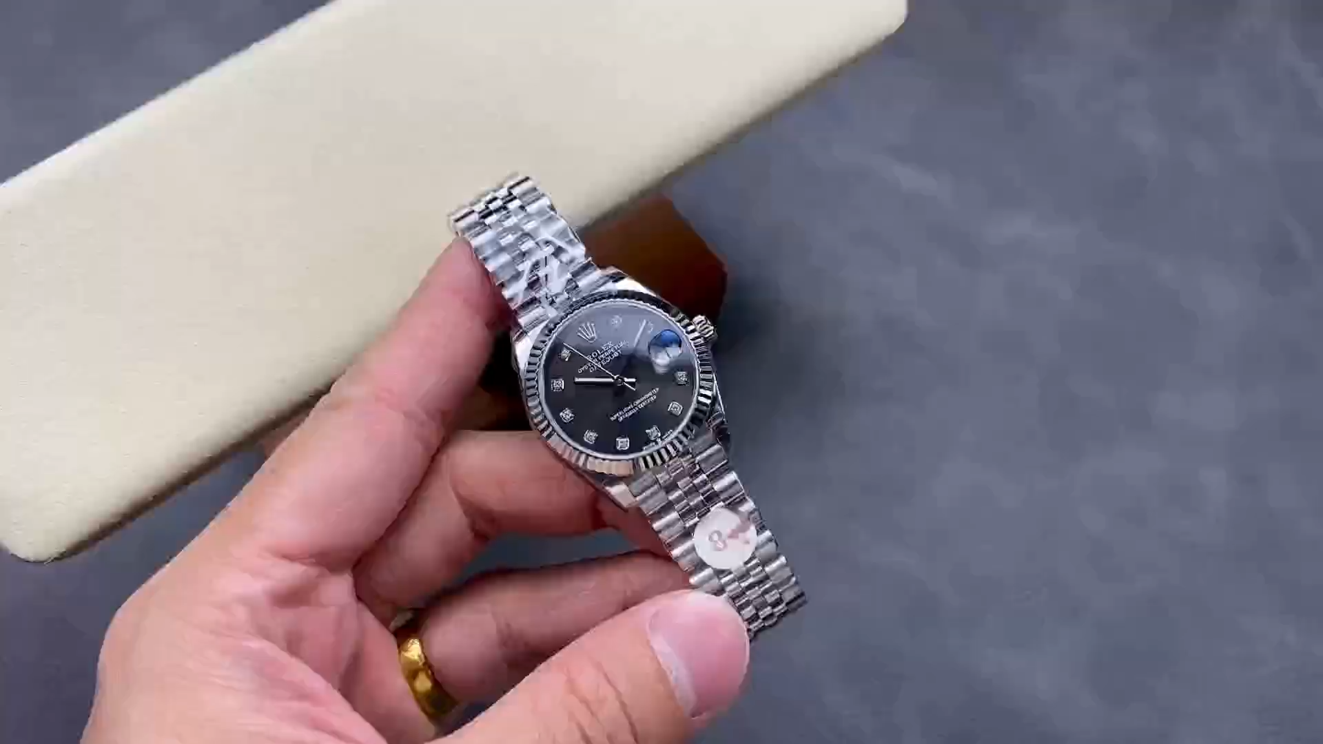 Replica Rolex Datejust 278274 0008 Dark Grey 31mm Dial Jubilee Women's Watch