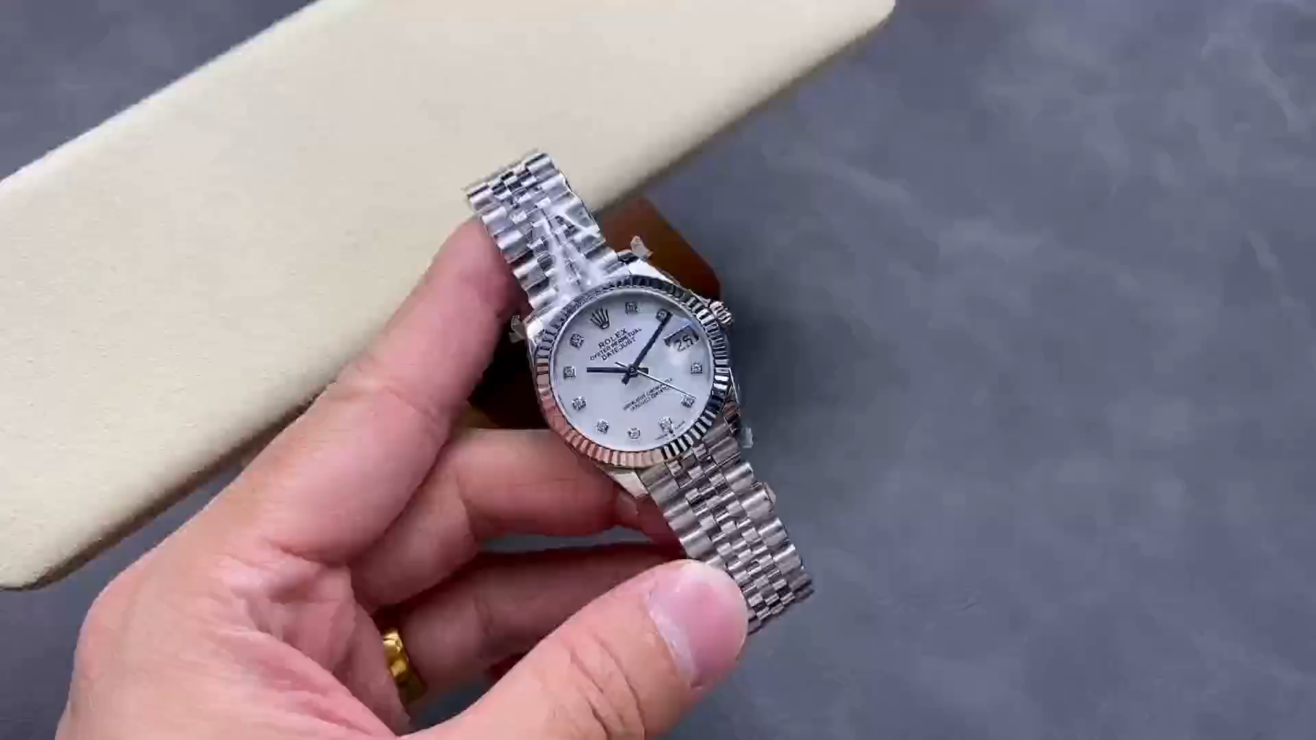 Replica Rolex Datejust 31 Steel & 18K White Gold 278274 0006 Women's Watch