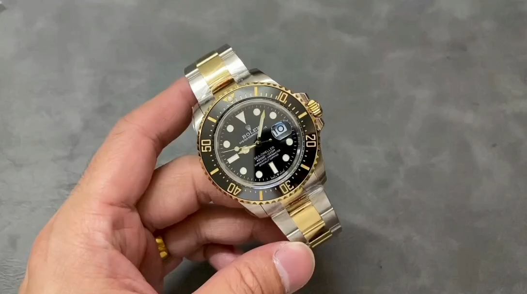 Replica Rolex Sea Dweller Black Dial Oyster Bracelet 126603 0001 Men's Watch