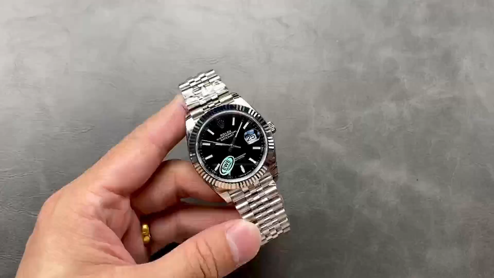 Replica Rolex Datejust 41mm Stainless Steel 126334 0018 Black Index Jubilee