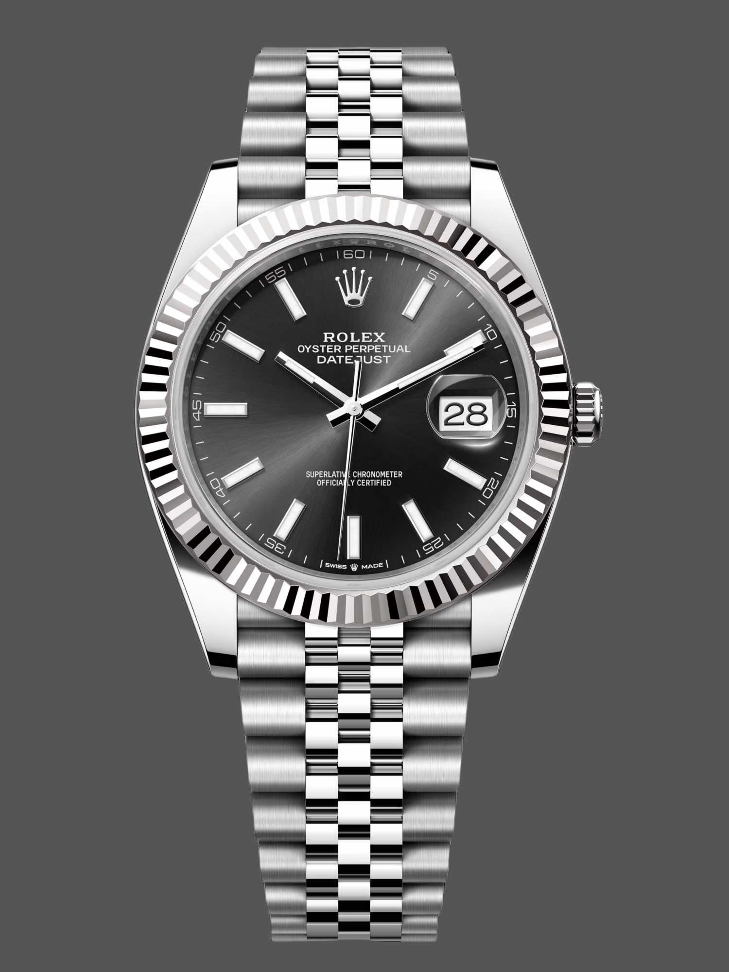 Replica Rolex Datejust 41mm Stainless Steel 126334 0018 Black Index Jubilee