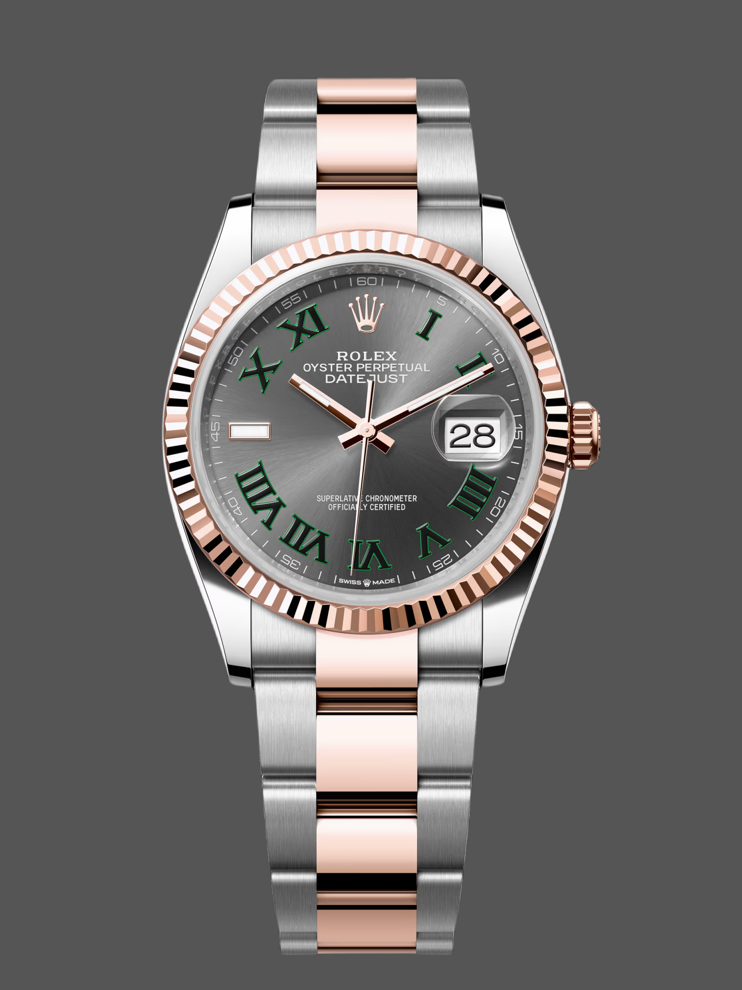 Replica Rolex Datejust 126231 0030 Slate Dial 36mm Oyster Bracelet Watch