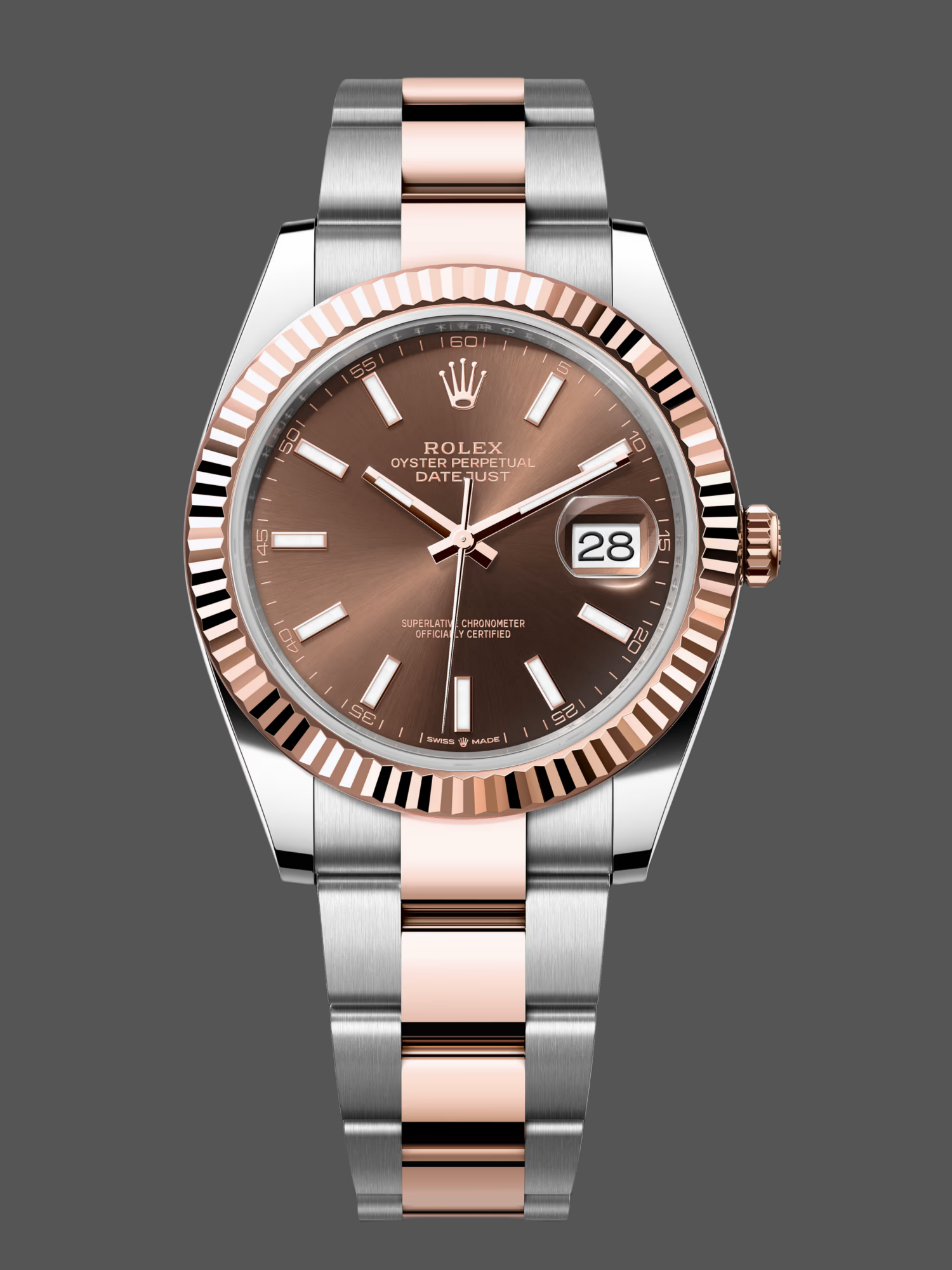Replica Rolex Datejust 41 Everose Gold Automatic 126331 0001 Chocolate Men's Watch
