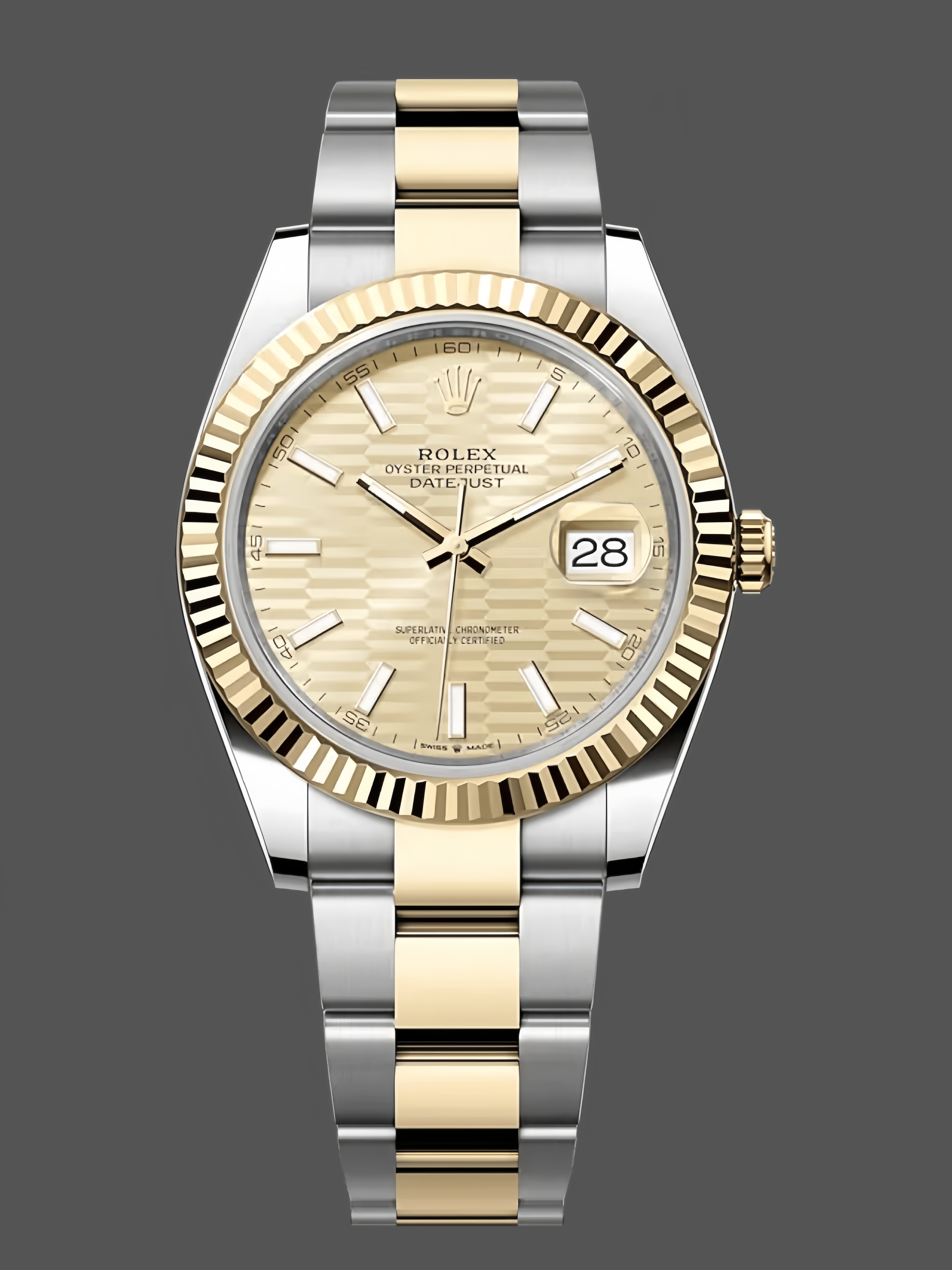 Replica Rolex Datejust 41 Oystersteel & 18K Yellow Gold 126333 0021 Men's Watch