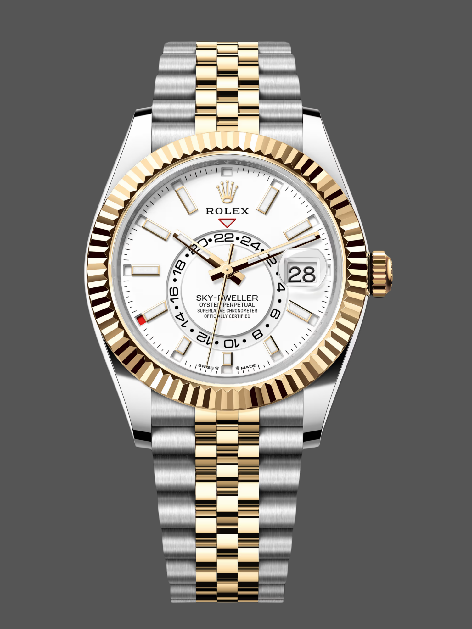 Replica Rolex Sky Dweller 42 White Dial Jubilee 336933 0006
