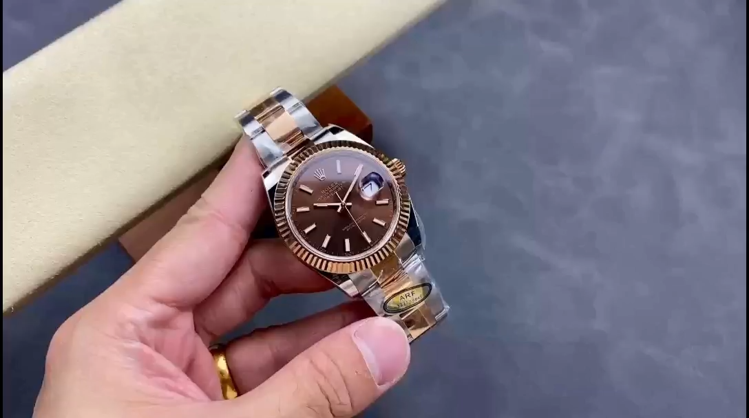 Replica Rolex Datejust 41 Everose Gold Automatic 126331 0001 Chocolate Men's Watch