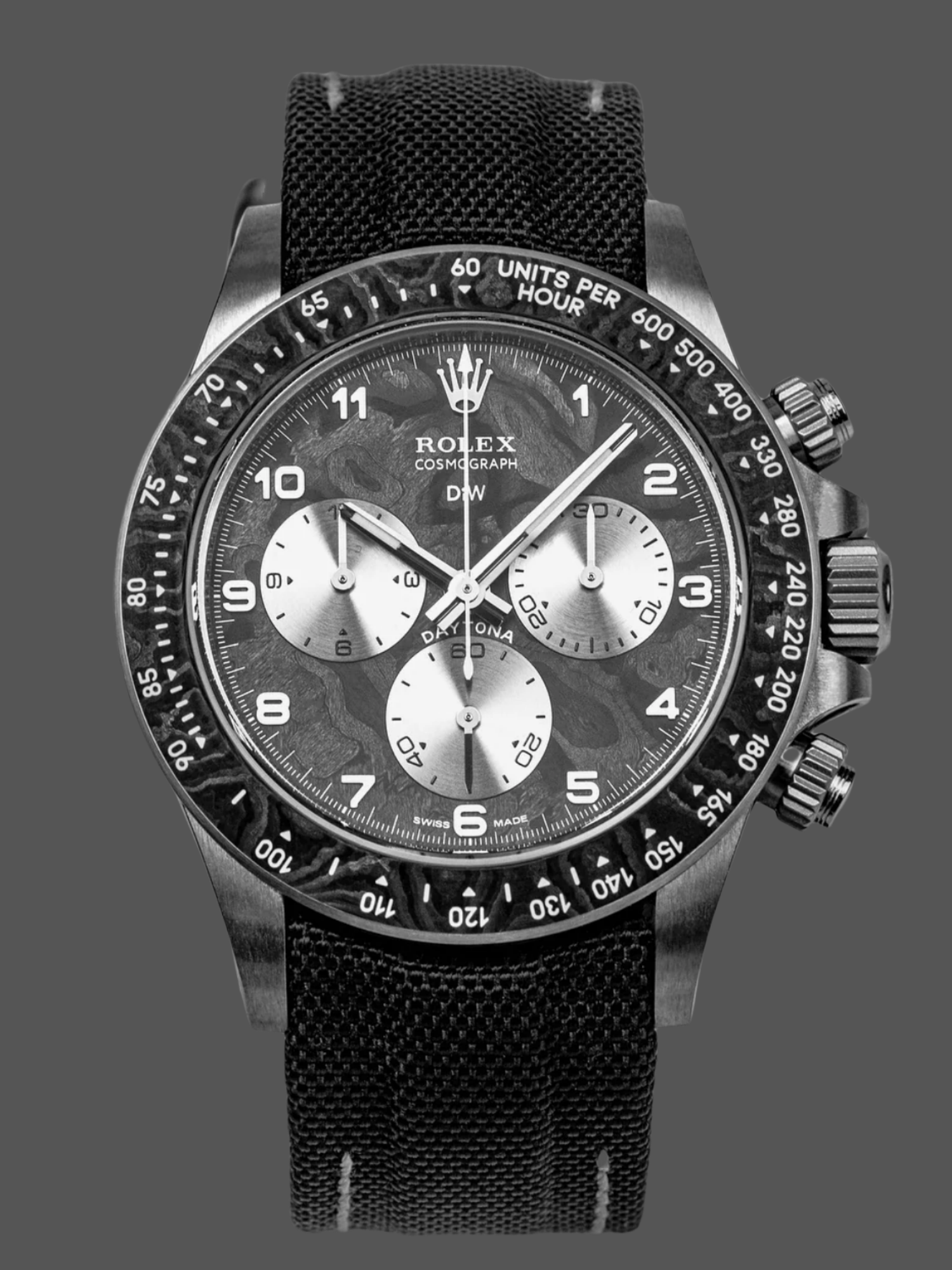 Replica Rolex Daytona DIW Titanium & Carbon Fiber Nylon Strap