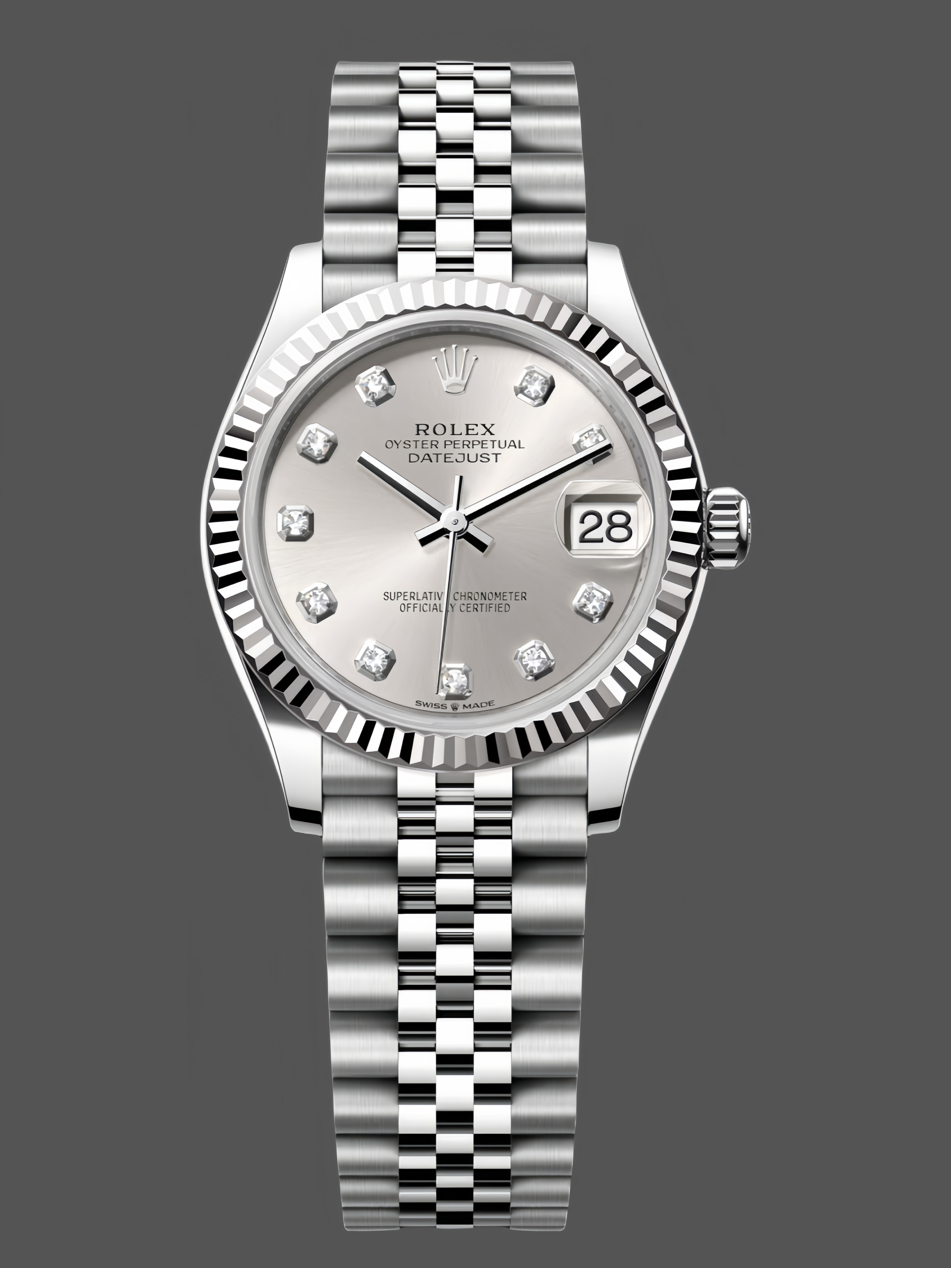 Replica Rolex Datejust 31 and 41mm Oystersteel Silver Dial m278274 0030