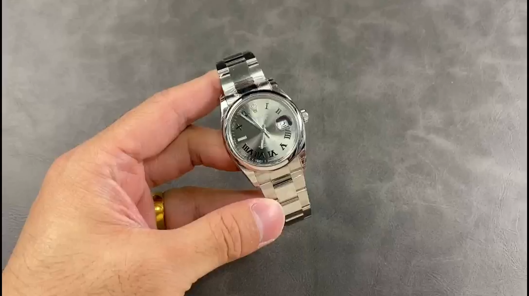 Rolex Datejust 126200 0018 Stainless Steel Grey Wimbledon dial 36MM Unisex Replica Watch