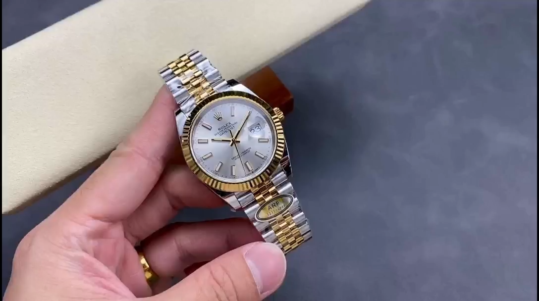 Replica Rolex Datejust 41 Jubilee Bracelet Silver Dial M126333 0002 Men's Watch