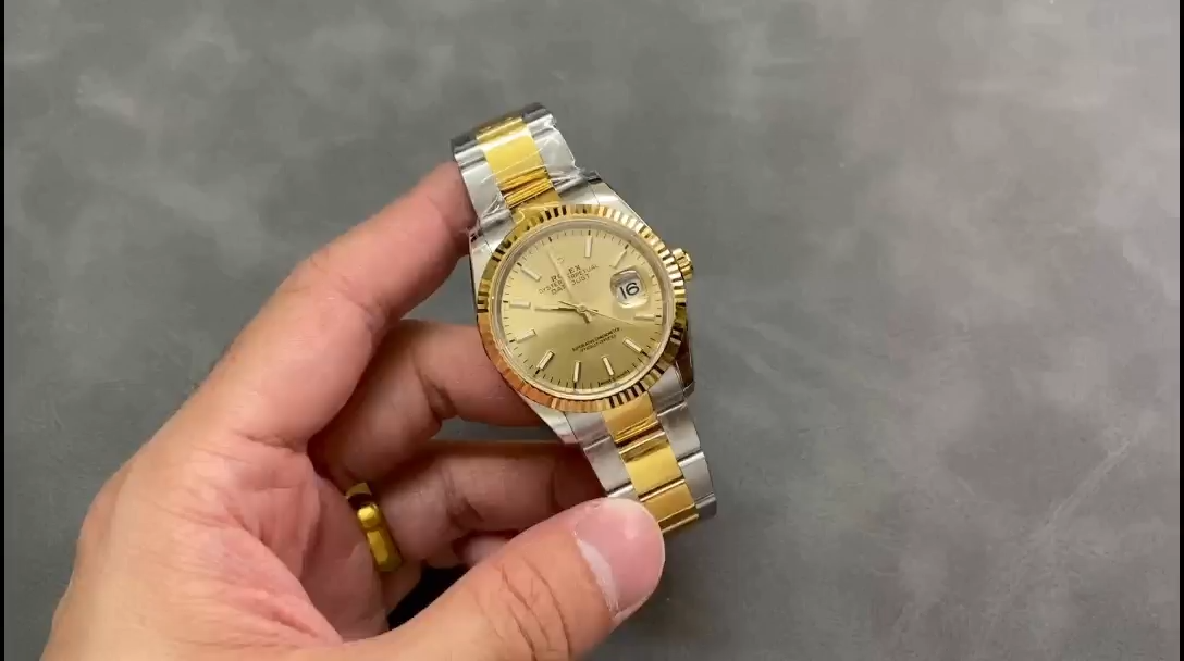 Rolex Datejust 126233 0016 Champagne Index Dial 36MM Unisex Replica Watch