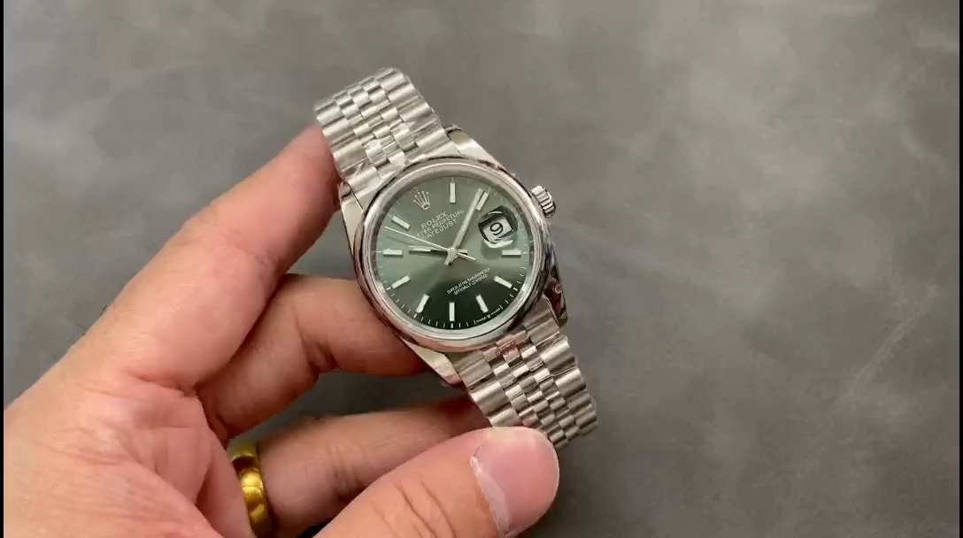 Replica Rolex Datejust 36 Stainless Steel Mint Green Dial Jubilee M126200-0023