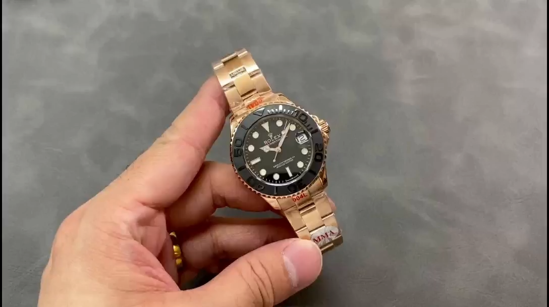 Replica Rolex Yacht Master 37mm Black Dial Oyster Bracelet m268655 Watch