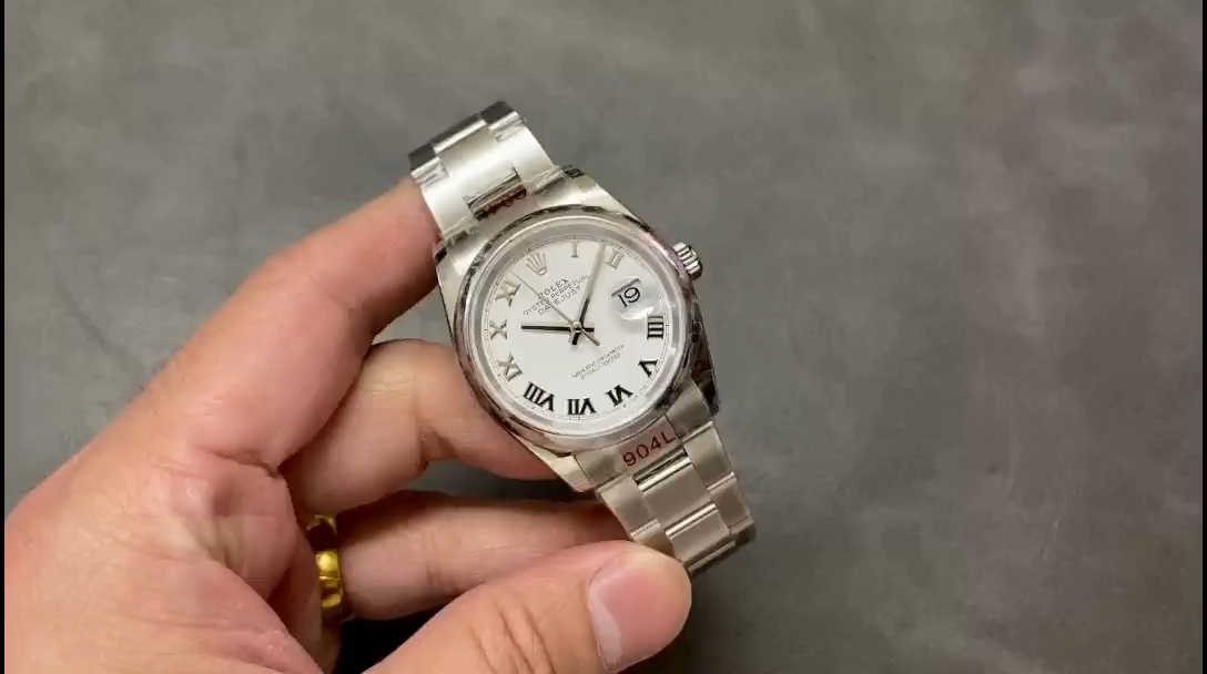 Rolex Datejust 126200 White Roman Dial Stainless Steel 36MM Unisex Replica Watch