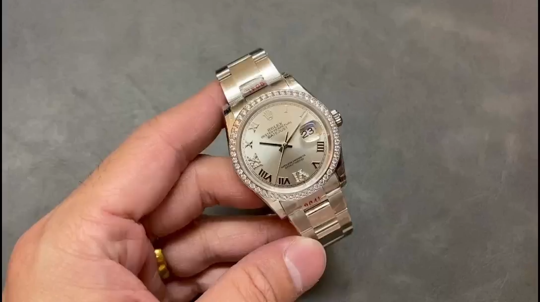 Replica Rolex Datejust 36mm Stainless Steel m126284rbr 0022 Silver Roman VI IX Oyster
