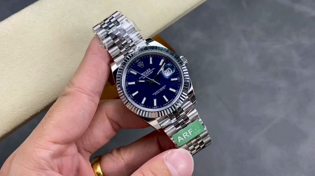 Replica Rolex Datejust 41mm Stainless Steel 126334 Blue Index Jubilee Men's Watch