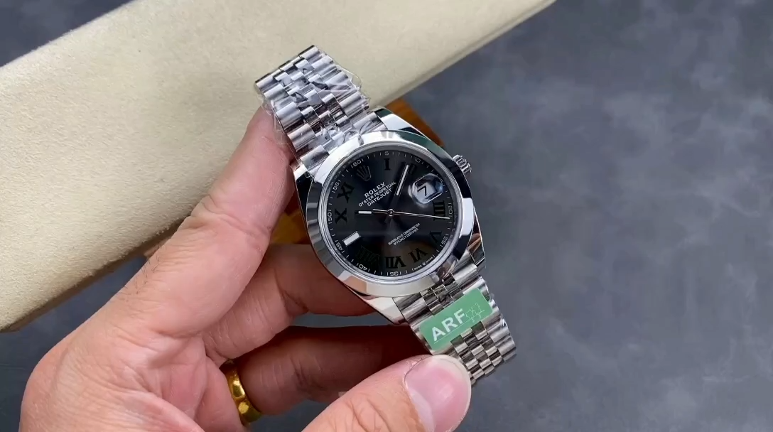 Replica Rolex Datejust 41mm Stainless Steel m126300 0014 Slate Roman Jubilee