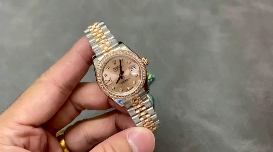 Replica Rolex Datejust 28 Oystersteel and Everose Gold m279381rbr 0027 Women's Watch