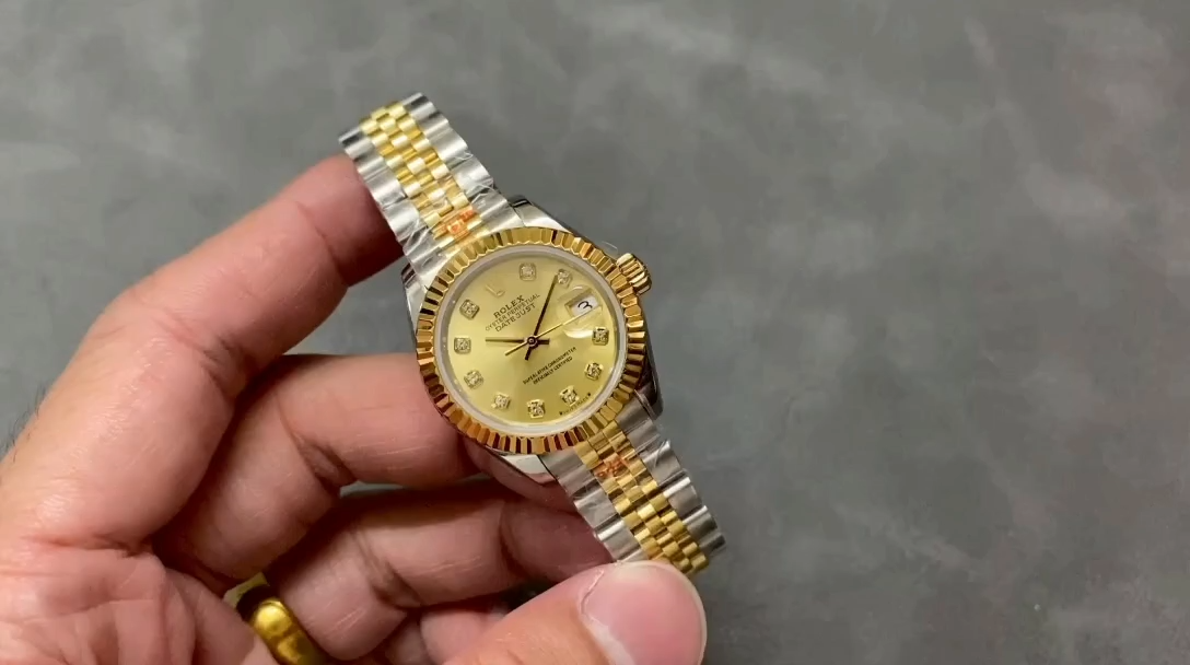 Replica Rolex Datejust 28mm Stainless Steel and Yellow Gold m279173 0011 Women's Watch