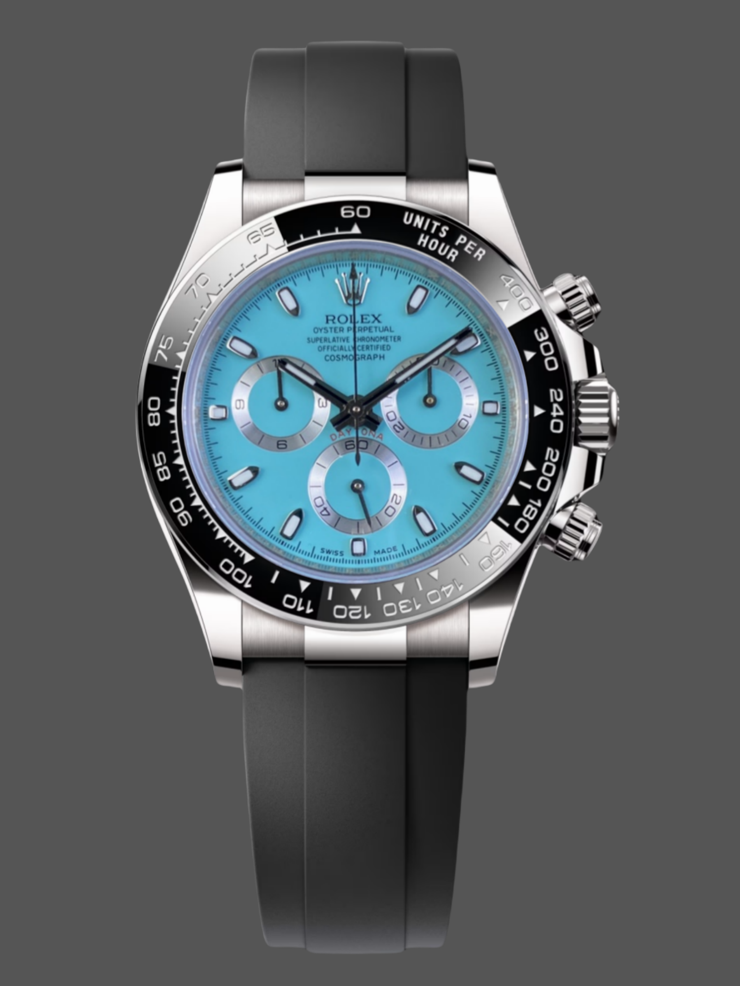 Replica Rolex Daytona 40mm Ice Blue Ceramic Bezel 4 116519LN Men's Watch