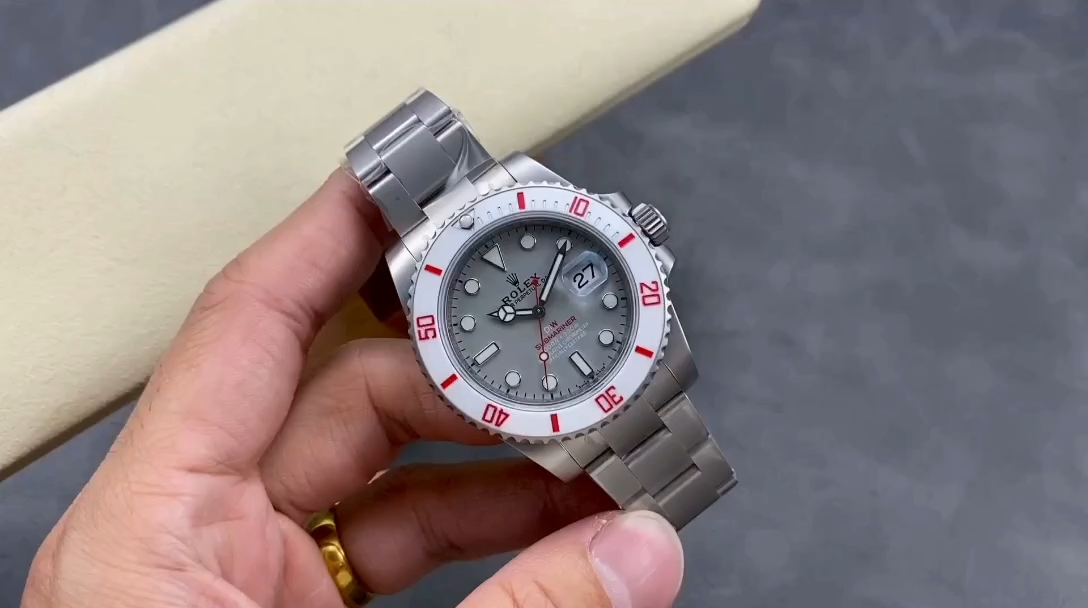 Replica Rolex DIW Submariner Date Sandblasted 116610 Limited Edition Full 904L Grey Dial 40mm