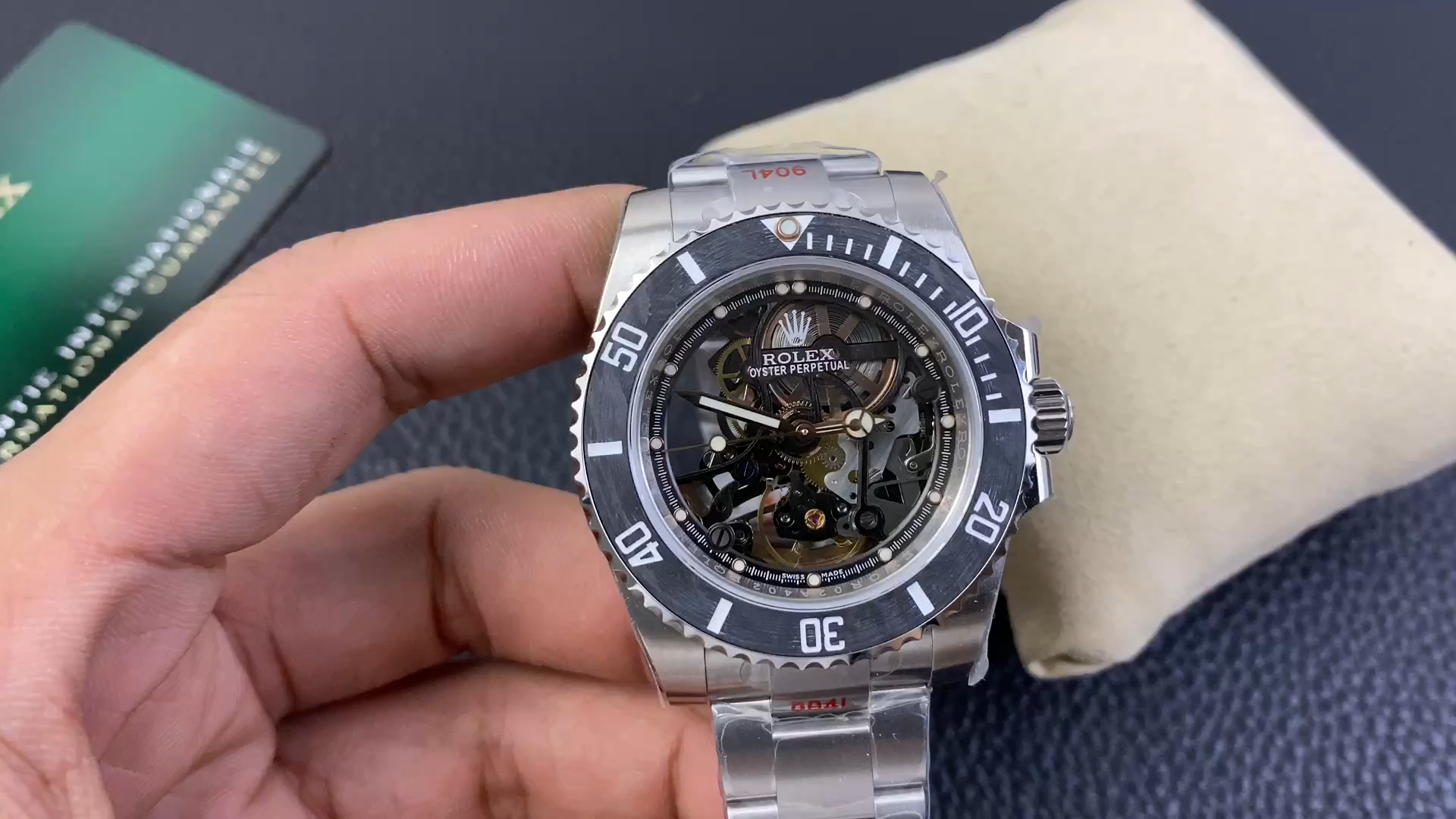 Replica Rolex Submariner 114060 Skeleton Artisans de Geneve Andrea Pirlo Project 40mm