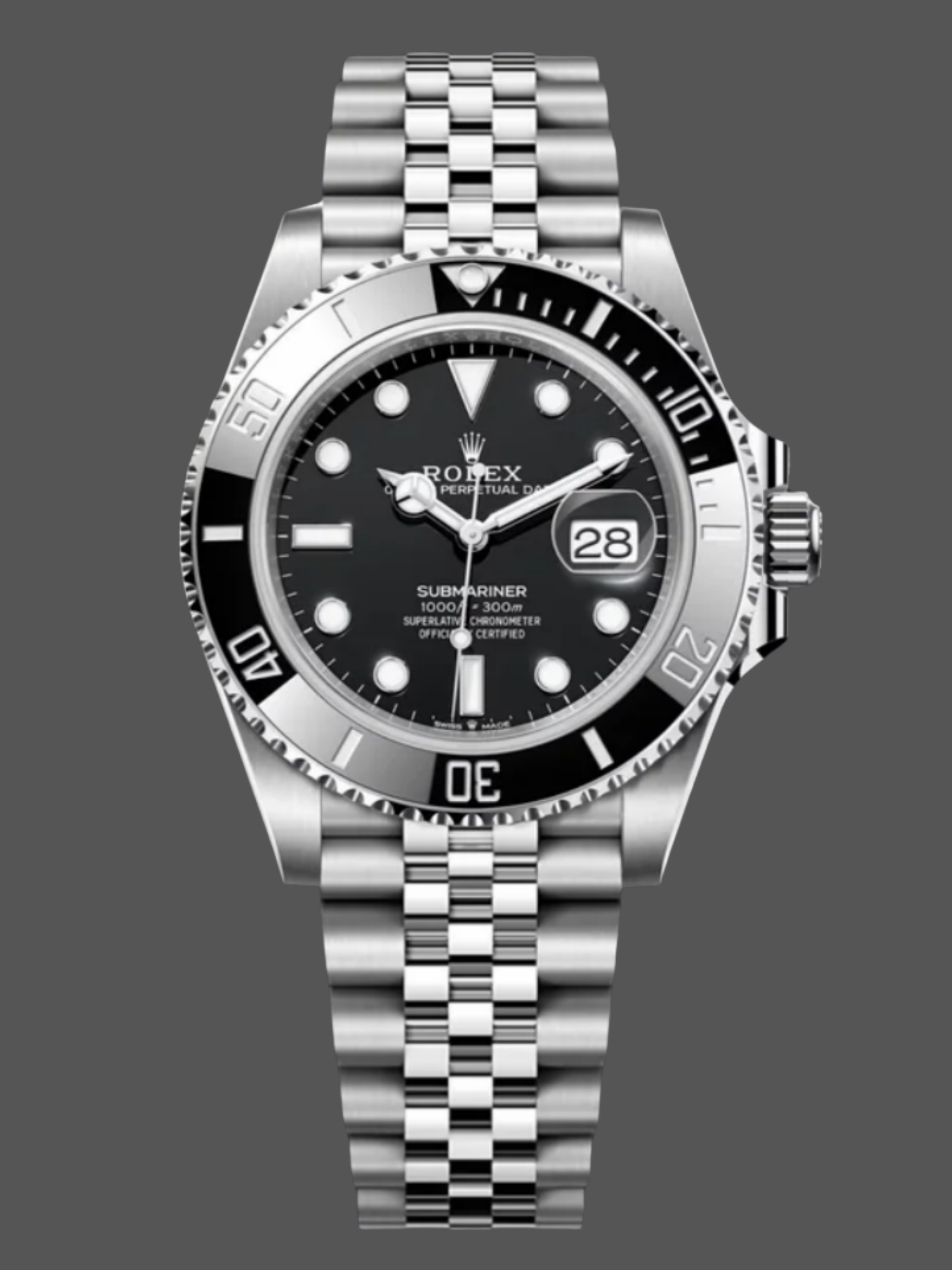 Replica Rolex Submariner 116610 Jubilee Bracelet 40mm Black Dial Men's Diver