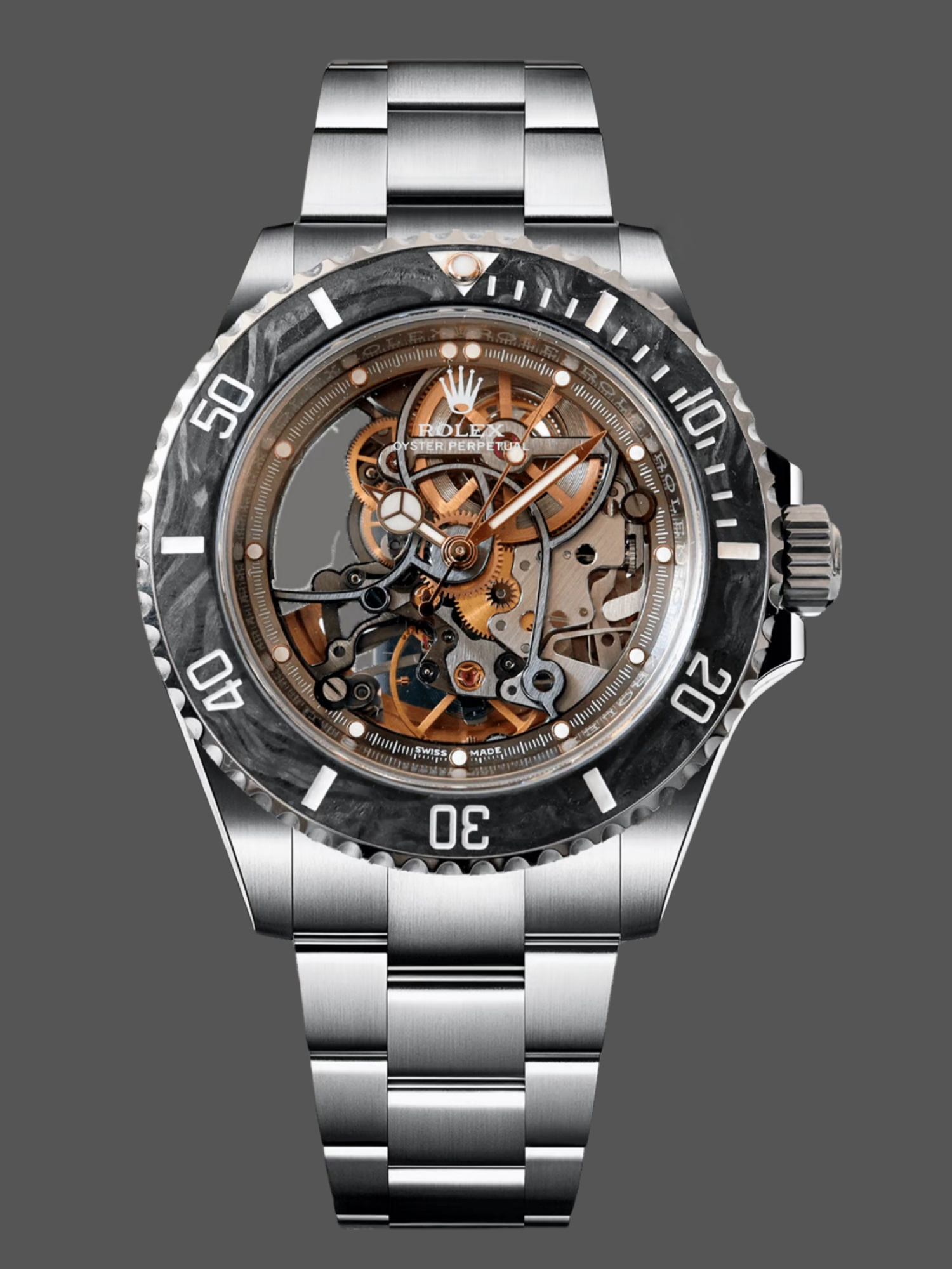 Replica Rolex Submariner 114060 Skeleton Artisans de Geneve Andrea Pirlo Project 40mm