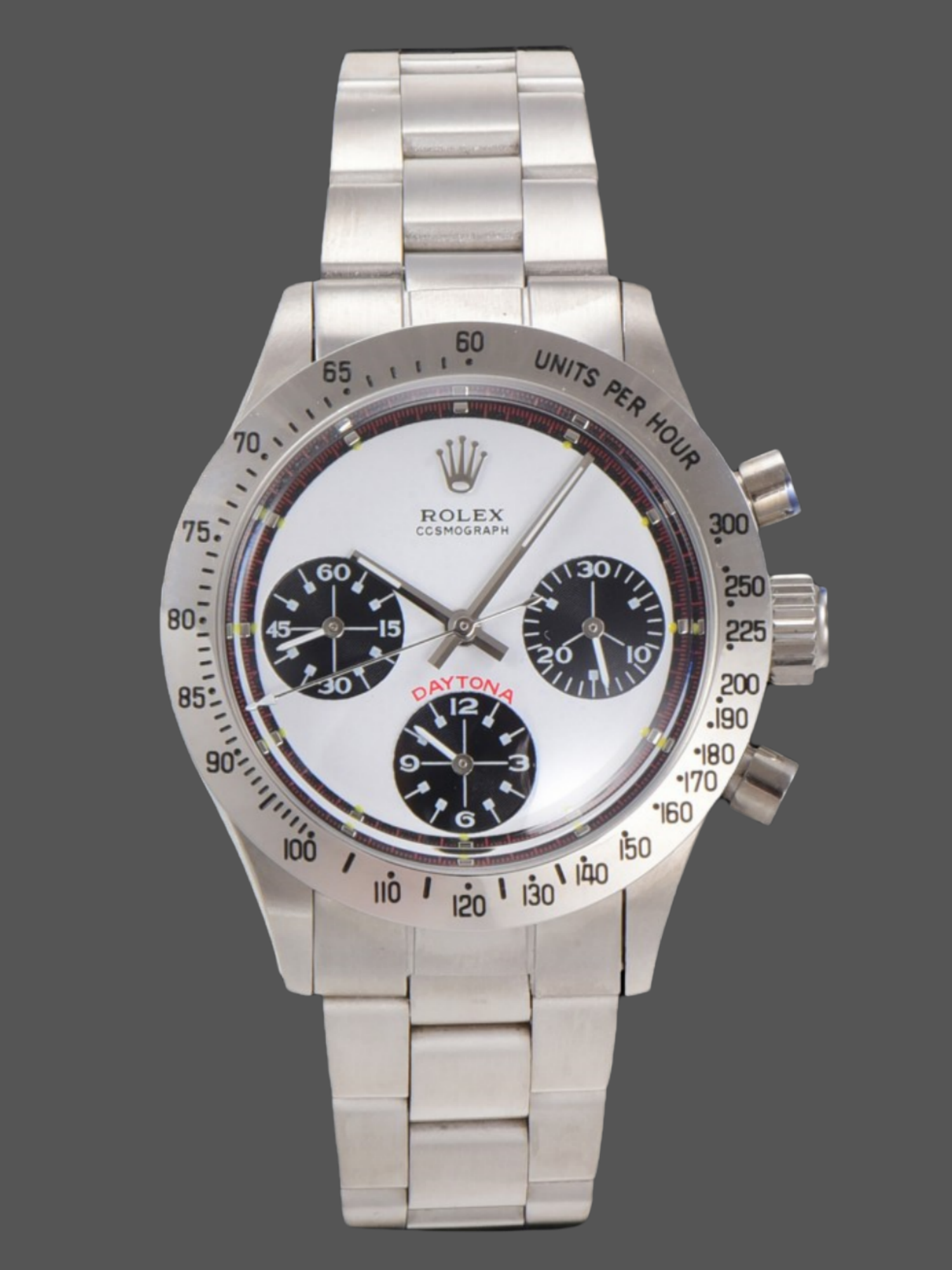 Replica Rolex Daytona 6239 Stainless Steel White & Black Dial Vintage Men's Watch