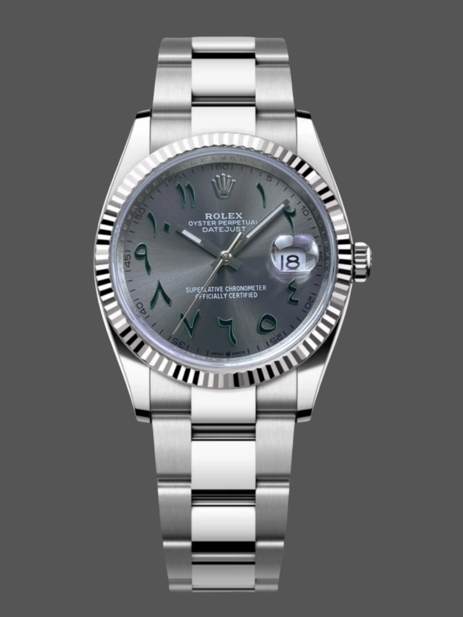 Rolex Datejust 36 DIW Wimbledon Dial Midsize M126234 Unisex Replica Watch