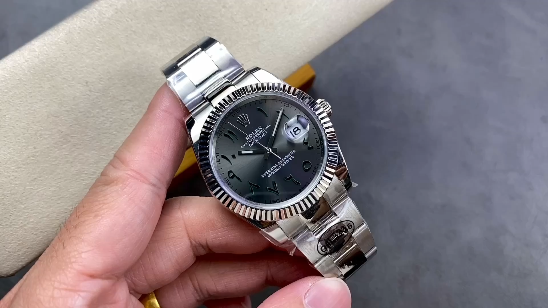 Rolex Datejust 36 DIW Wimbledon Dial Midsize M126234 Unisex Replica Watch