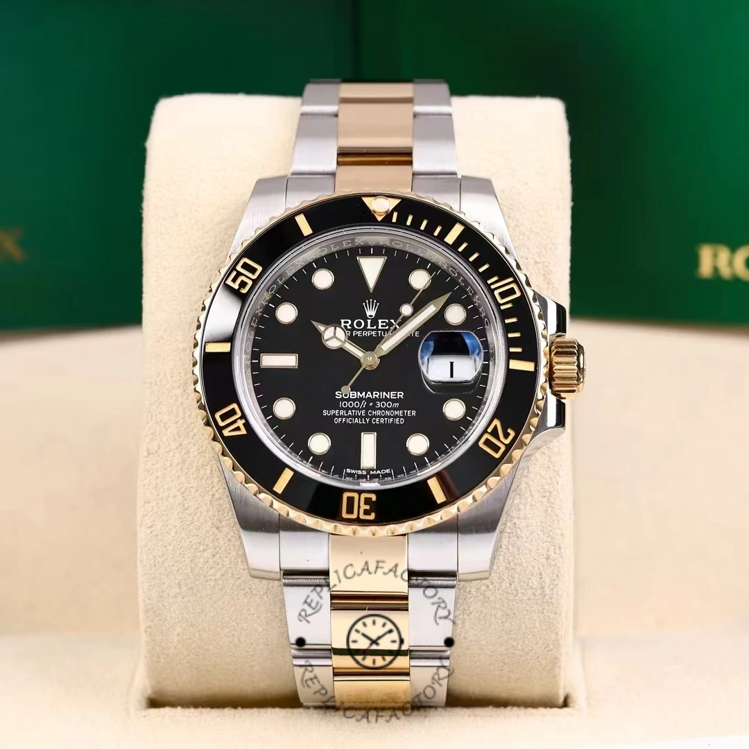 Rolex Submariner Date 116613 Stainless Steel Case Black Dial 40mm Mens Replica Watch