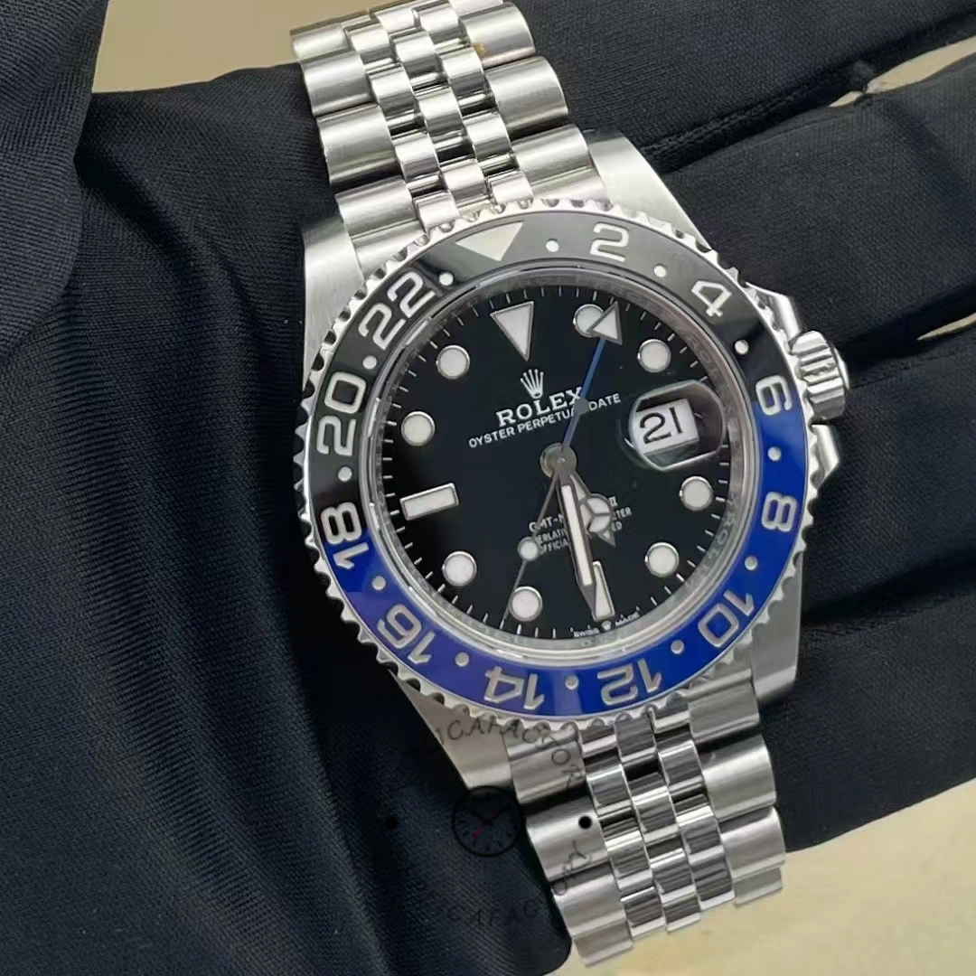 Rolex GMT-Master II 126710BLNR Black Dial Batman Bezel 40MM Mens Replica Watch