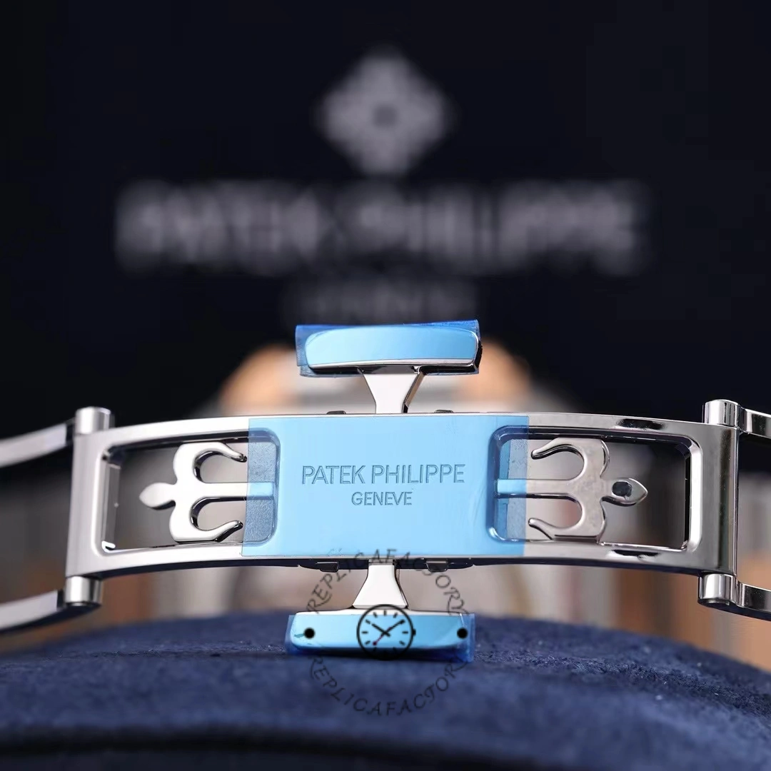 Patek Philippe Cubitus 5821/1AR-001 Stainless Steel Rose Gold Blue Dial Men's Watch